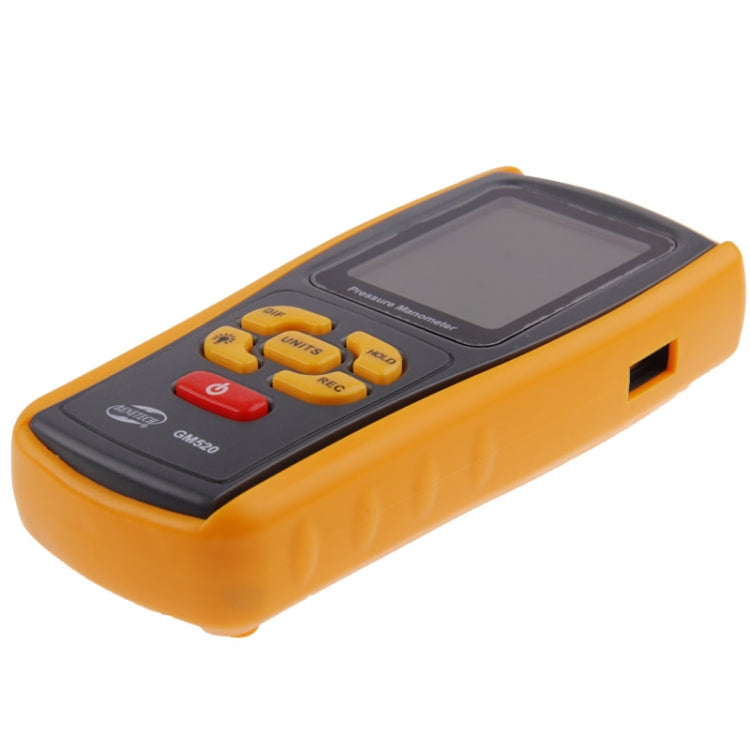 BENETECH GM520 เครื่องวัดความดันจอแสดงผล LCD
