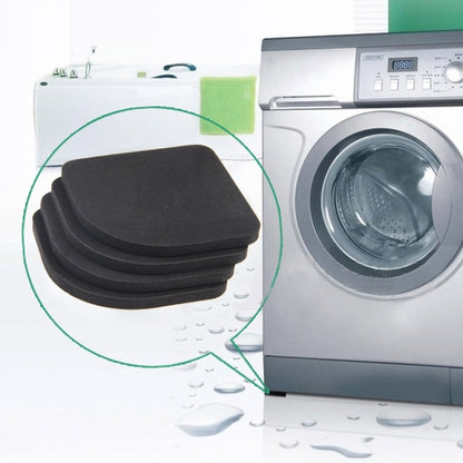 4 ชิ้นกันกระแทกและแผ่นกันลื่นผ้าฝ้ายปิดเสียงสำหรับเครื่องซักผ้า, Anti-slip Pad Mute Cotton