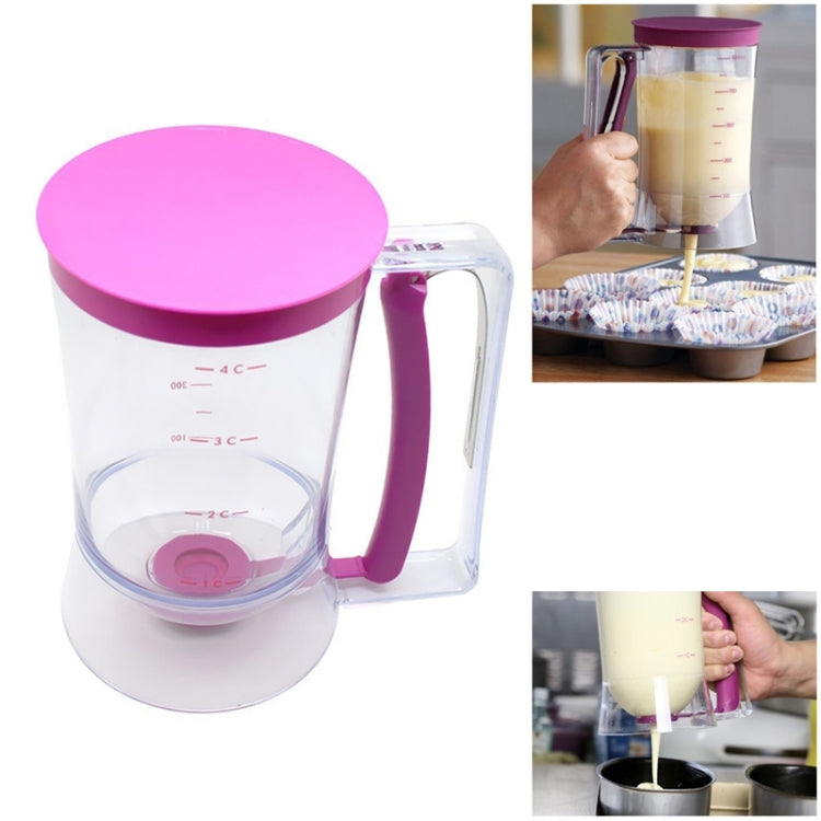 ถ้วยตวงคัพเค้ก เครื่องจ่ายแป้ง 900 มล, Pink