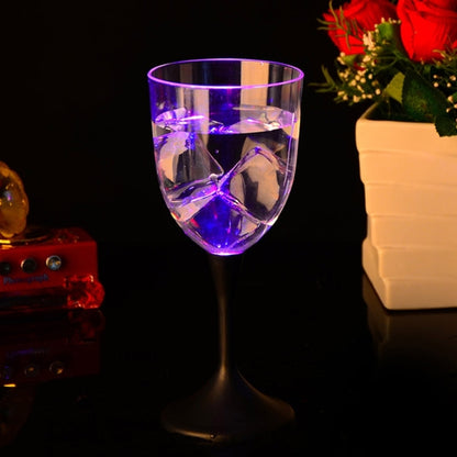ไฟ LED สีสันสดใส 8 โหมดกระพริบแก้วไวน์แดงสำหรับบาร์, Light Flashing Wine Goblet