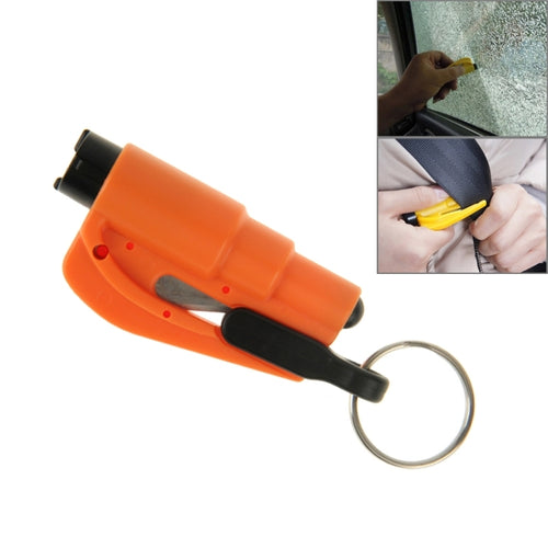พวงกุญแจ 2 in 1 พร้อมเครื่องมือกู้ภัย (สีสุ่ม), Key Chain