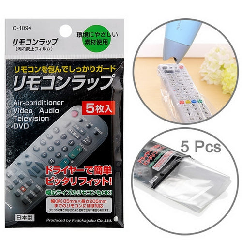 ฟิล์มหดความร้อน 5 ชิ้นสำหรับรีโมทคอนโทรลวิดีโอเครื่องปรับอากาศทีวี, Heat Shrink Film