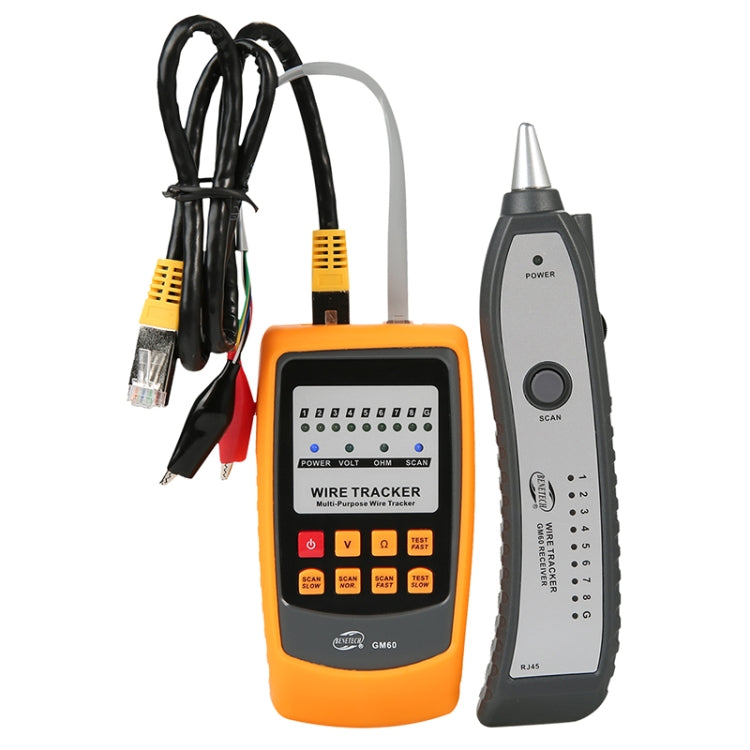 BENETECH GM60 เครื่องติดตามสายไฟอเนกประสงค์ขนาดพกพา