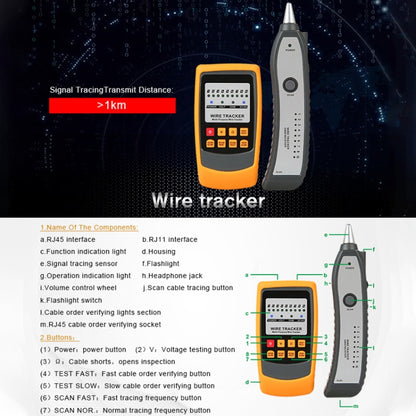 BENETECH GM60 เครื่องติดตามสายไฟอเนกประสงค์ขนาดพกพา