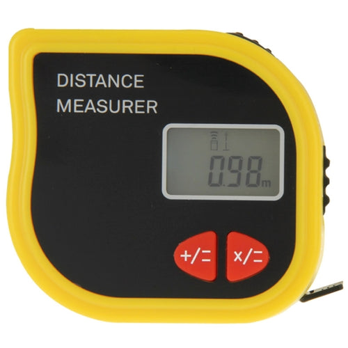 CP-3001 เครื่องวัดระยะด้วยคลื่นอัลตราโซนิก Laser Point พร้อมเทปวัดความยาว 1 ม