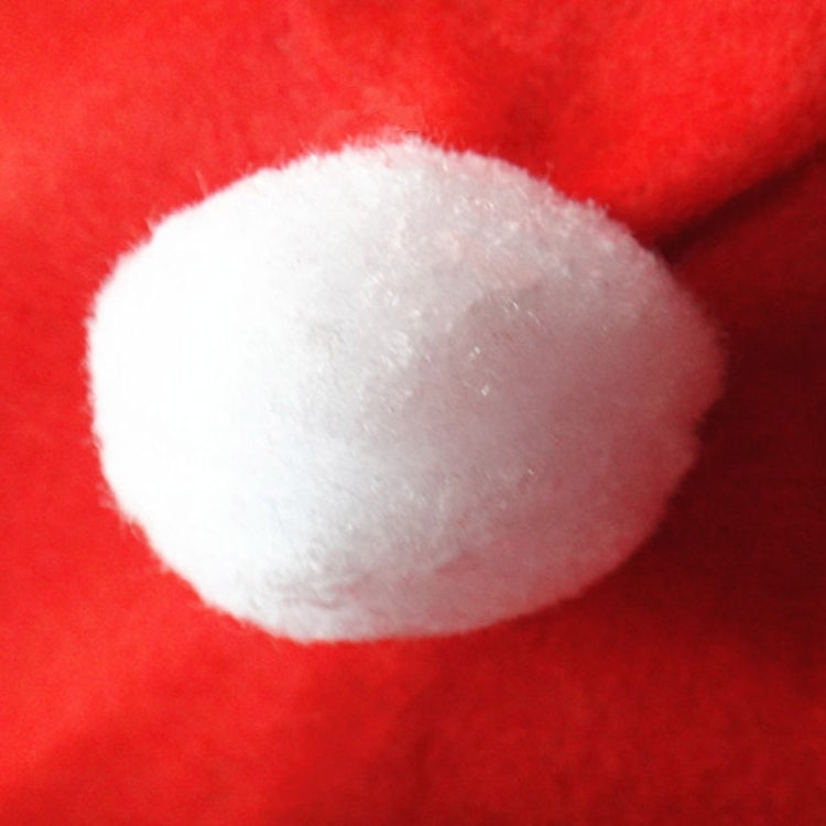 ผ้าคลุมเก้าอี้ตกแต่งเทศกาลคริสต์มาสหมวกแดง ขนาด 65ซม. x 50ซม, Red Hat