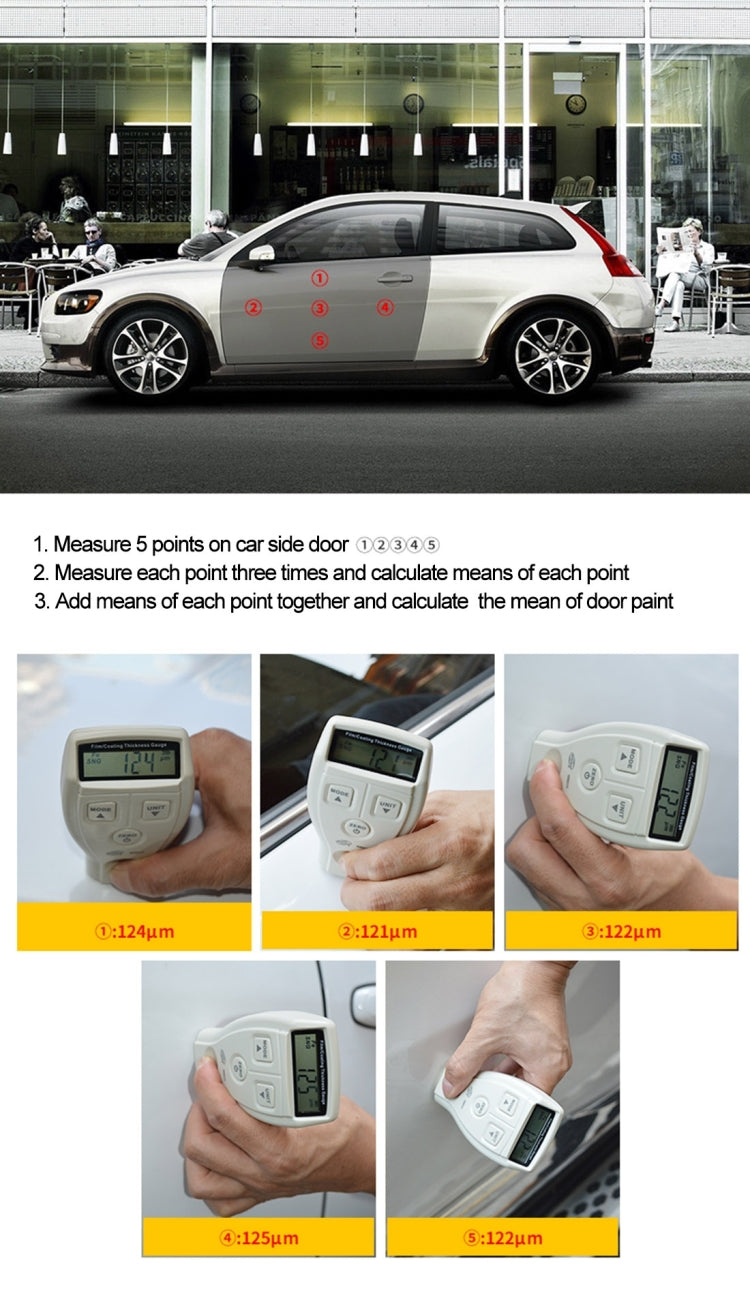 BENETECH GM210 เครื่องวัดความหนาฟิล์ม/เคลือบ, GM210