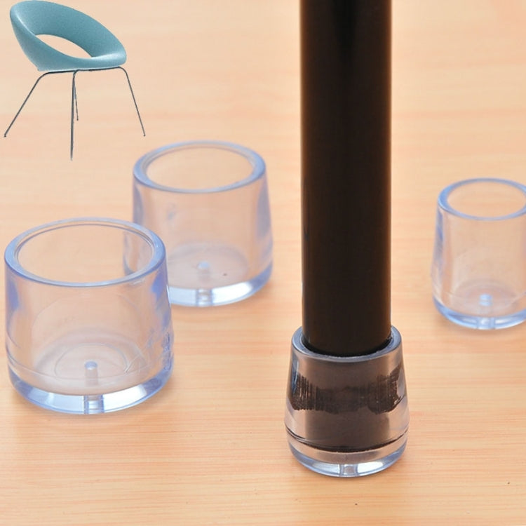 ฝาครอบเก้าอี้รูปท่อ 4 ชิ้น เส้นผ่านศูนย์กลางภายใน: 21มม, 21mm