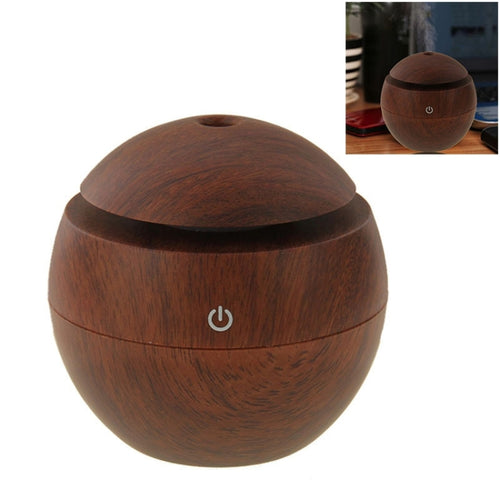 LM-X1 USB ชาร์จพื้นผิวไม้ 3W อัลตราโซนิก Aroma Air Humidifier, LM-X1