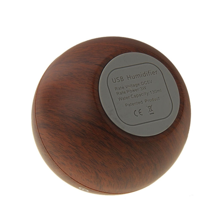 LM-X1 USB ชาร์จพื้นผิวไม้ 3W อัลตราโซนิก Aroma Air Humidifier, LM-X1