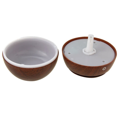 LM-X1 USB ชาร์จพื้นผิวไม้ 3W อัลตราโซนิก Aroma Air Humidifier, LM-X1