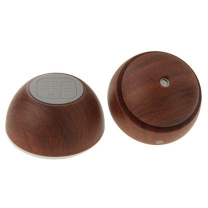 LM-X1 USB ชาร์จพื้นผิวไม้ 3W อัลตราโซนิก Aroma Air Humidifier, LM-X1