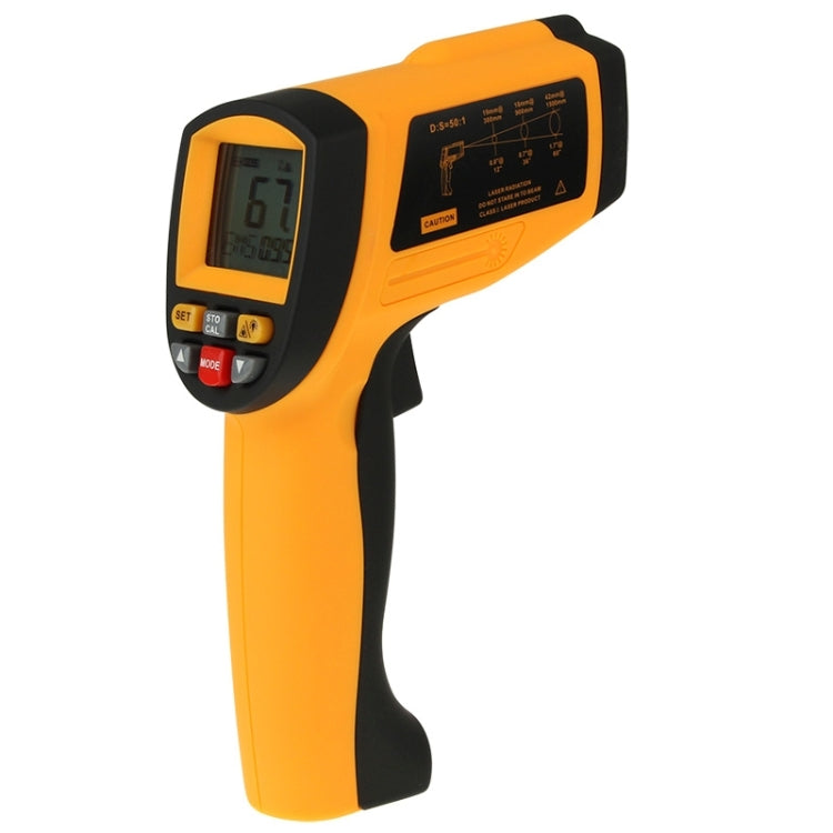 BENETECH GM1651 USB Digital แสดงผล อุณหภูมิปืนมือถืออินฟราเรด IR เครื่องวัดอุณหภูมิ, ช่วงการวัด: -30~1650C, GM1651