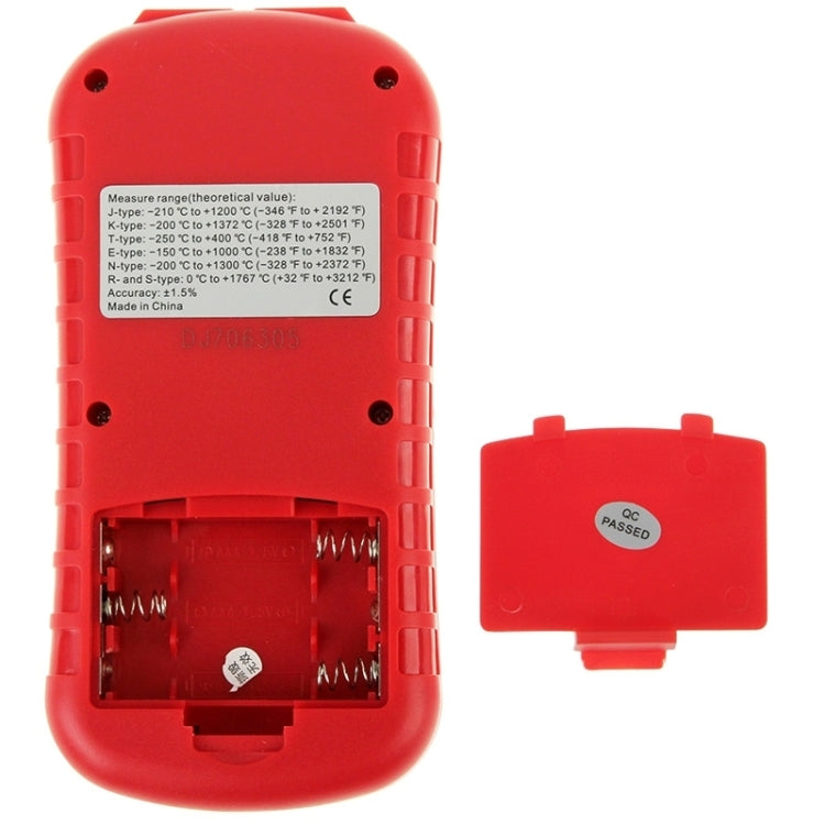 BENETECH GM1312 เทอร์โมคัปเปิ้ลเทอร์โมคัปเปิลหน้าจอ LCD ขนาด 2.4 นิ้ว วัดประเภท J,K,T,E,N และ R, ช่วงการวัด: -50~300C