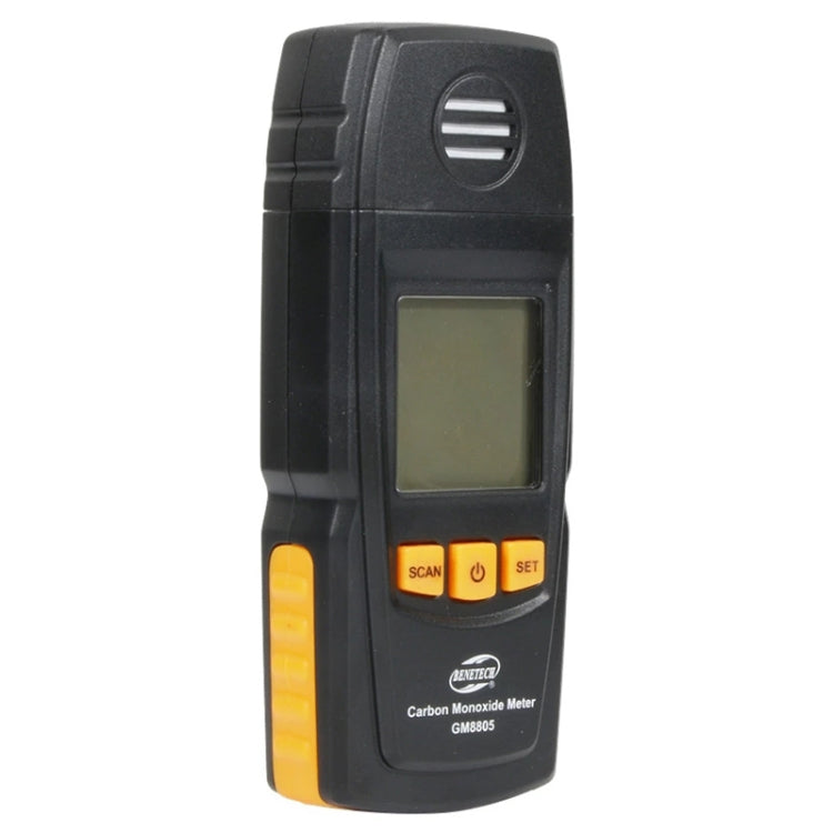 BENETECH GM8805 จอแสดงผล LCD มือถือคาร์บอนมอนอกไซด์ CO Monitor เครื่องตรวจจับ Meter Tester, ช่วงการวัด: 0-1000ppm