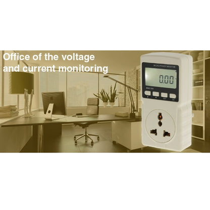 BENETECH GM86 จอแสดงผล LCD MAX 10A Micro Power Monitor เครื่องวัดพลังงาน, ปลั๊ก EU