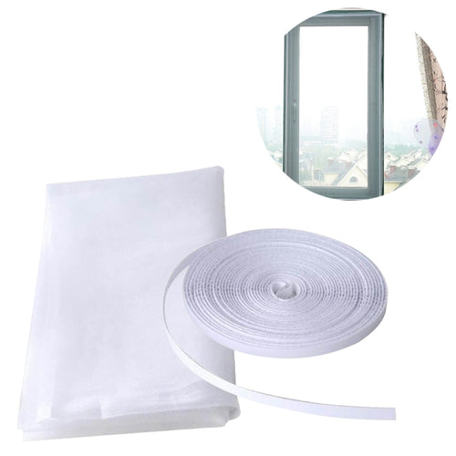 DIY มุ้งลวดโพลีเอสเตอร์ / มุ้งลวดแบบตะขอและห่วงยึดมุ้งกันยุง, DIY Polyester Fly Net