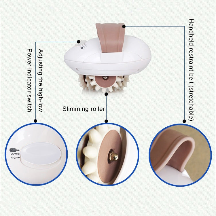 3D มินิร่างกายเต็มรูปแบบเครื่องนวดกระชับสัดส่วนลูกกลิ้งไฟฟ้า Slimmer ลดน้ำหนักอุปกรณ์สหภาพยุโรปเสียบ