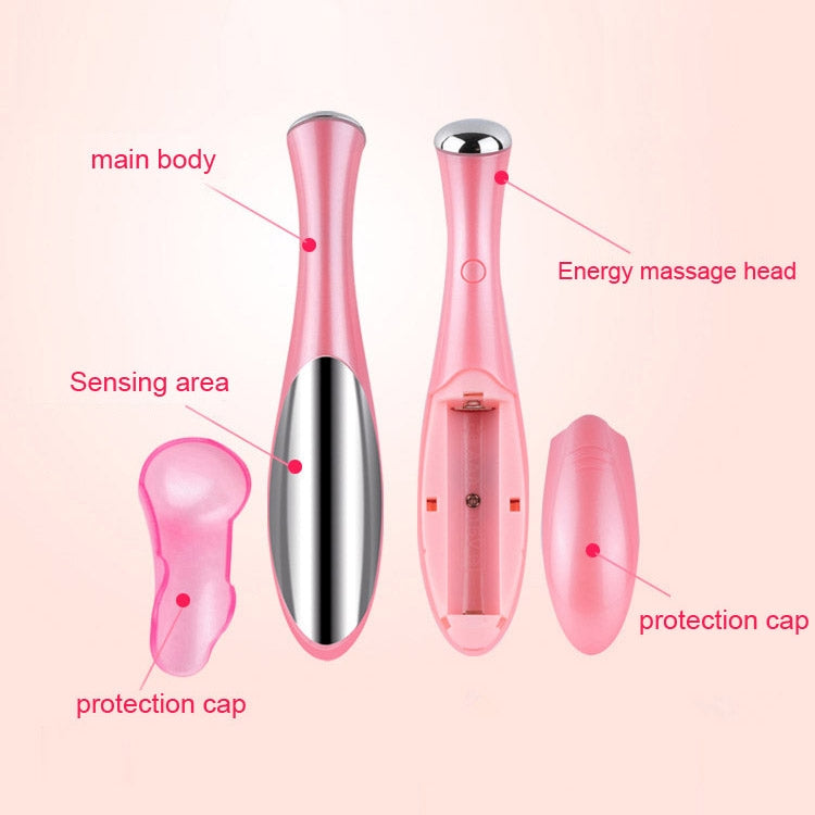 HYJ-825 Eye Care เครื่องนวดตาริ้วรอยถอดปากกา Ion Vibration Beauty Eye Cream เครื่องสำอางค์