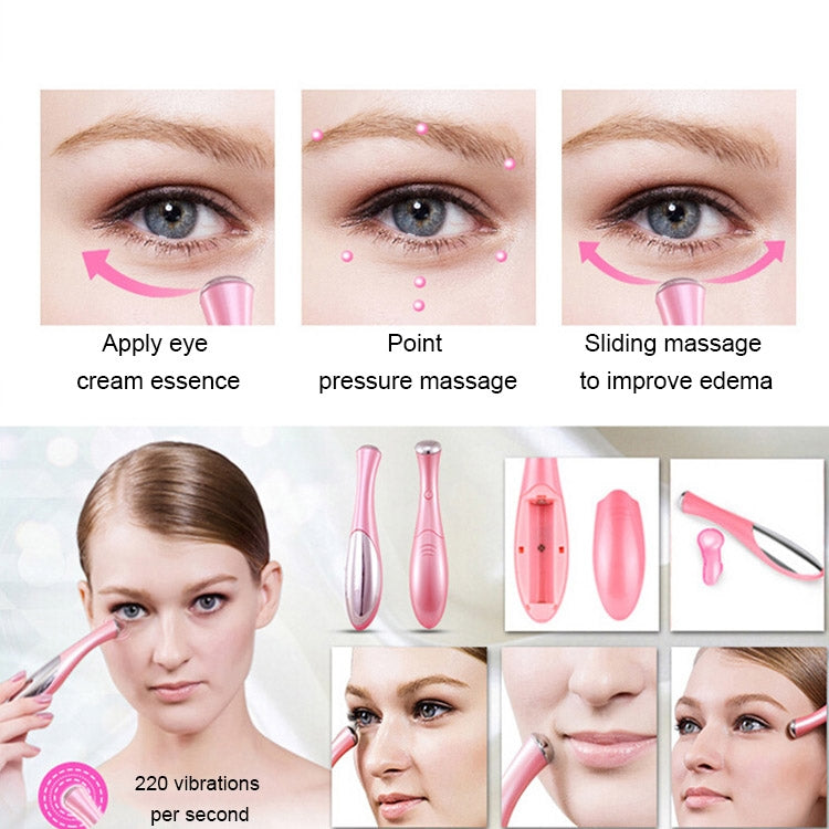 HYJ-825 Eye Care เครื่องนวดตาริ้วรอยถอดปากกา Ion Vibration Beauty Eye Cream เครื่องสำอางค์