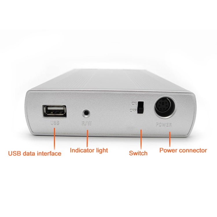 เคสภายนอก HDD SATA ขนาด 3.5 นิ้ว รองรับ USB 2.0, SATA With 2.0A Power, SATA With 1.5A Power