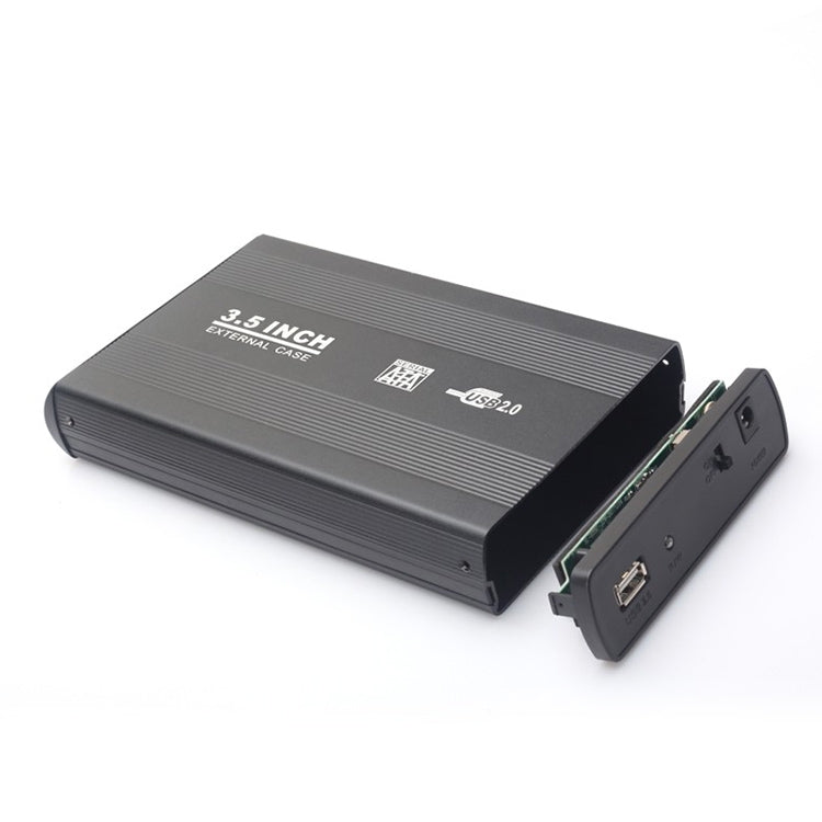 เคสภายนอก HDD SATA ขนาด 3.5 นิ้ว รองรับ USB 2.0, SATA With 2.0A Power, SATA With 1.5A Power