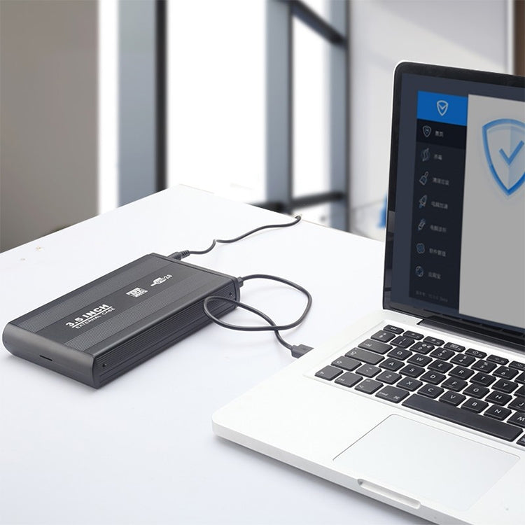 เคสภายนอก HDD SATA ขนาด 3.5 นิ้ว รองรับ USB 2.0, SATA With 2.0A Power, SATA With 1.5A Power
