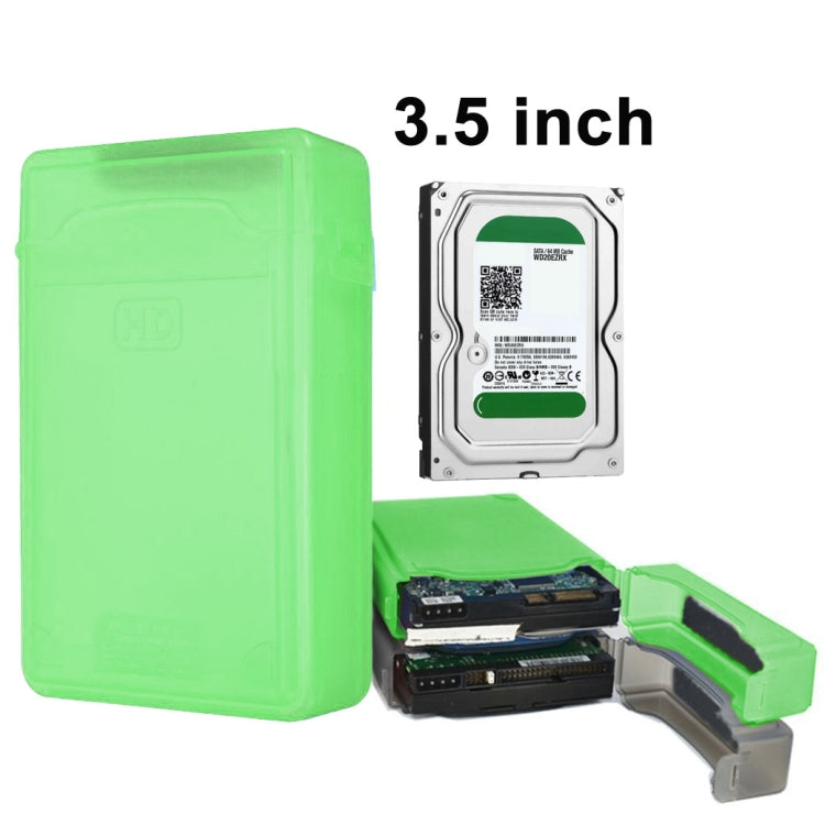 3.5 นิ้วฮาร์ดดิสก์ไดรฟ์ HDD SATA IDE กล่องเก็บของพลาสติกกรณี