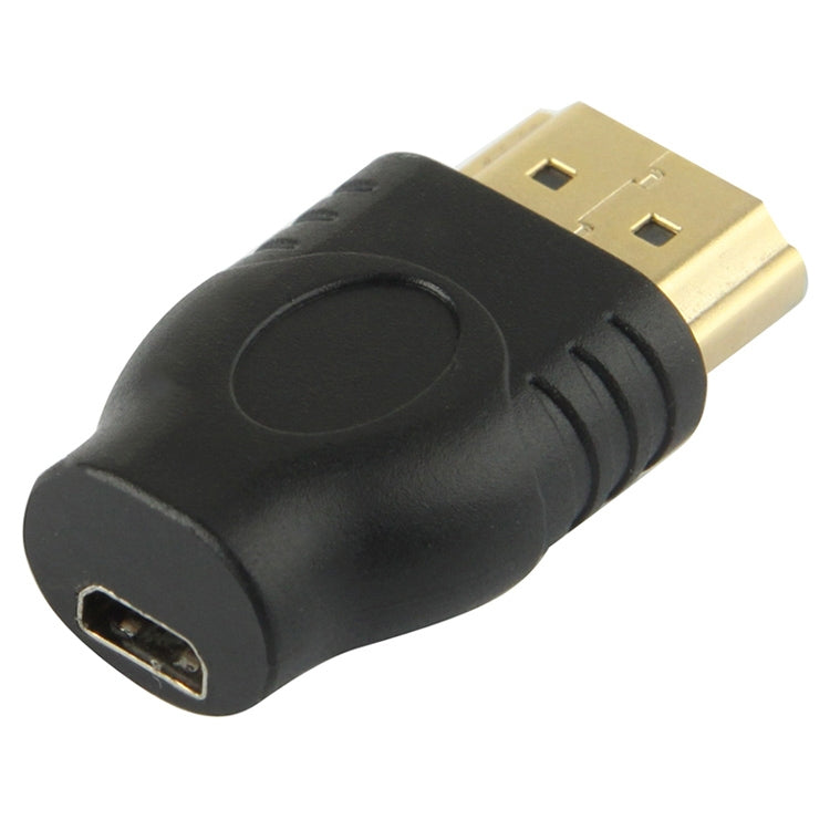 ชุบทอง HDMI 19 พินชายกับอะแดปเตอร์ไมโคร HDMI หญิง, HDMI Male to Micro HDMI Female