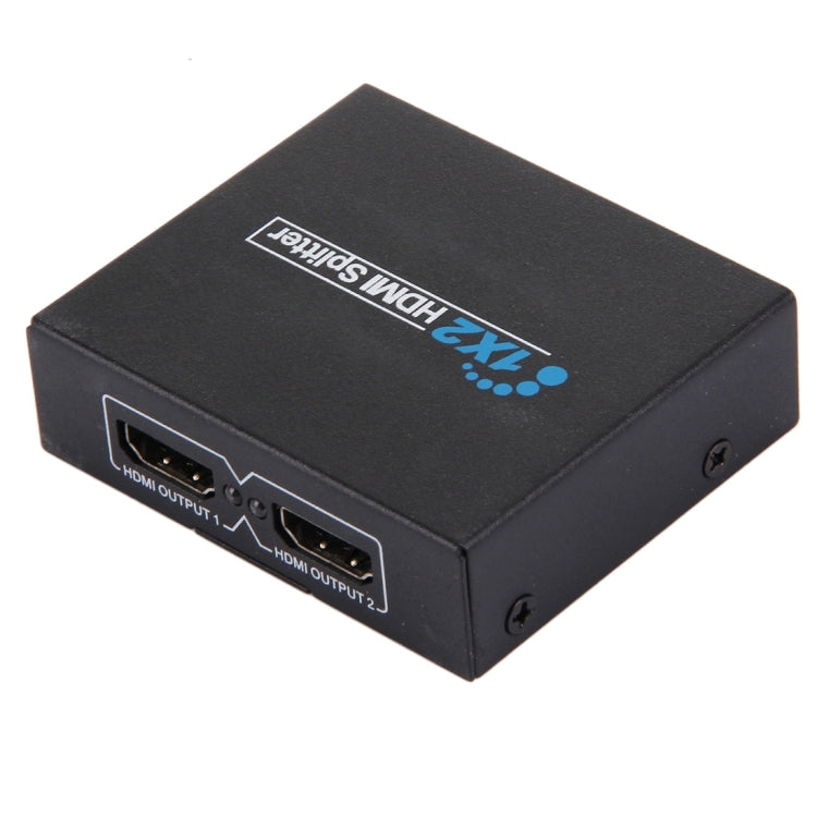 HDV-9812 Mini HD 1080P 1x2 HDMI V1.4 แยกสำหรับ HDTV / STB / DVD / โปรเจคเตอร์ / DVR, HDMI V1.4