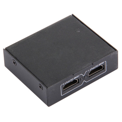 HDV-9812 Mini HD 1080P 1x2 HDMI V1.4 แยกสำหรับ HDTV / STB / DVD / โปรเจคเตอร์ / DVR, HDMI V1.4