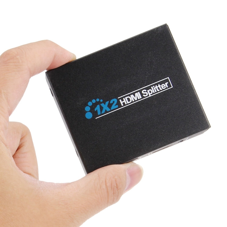 HDV-9812 Mini HD 1080P 1x2 HDMI V1.4 แยกสำหรับ HDTV / STB / DVD / โปรเจคเตอร์ / DVR, HDMI V1.4
