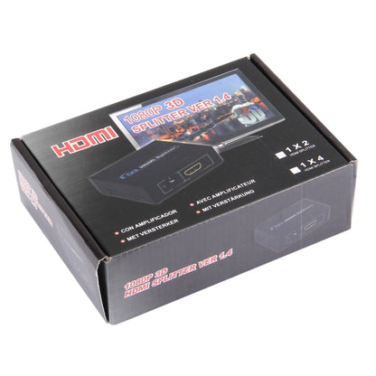 HDV-9812 Mini HD 1080P 1x2 HDMI V1.4 แยกสำหรับ HDTV / STB / DVD / โปรเจคเตอร์ / DVR, HDMI V1.4