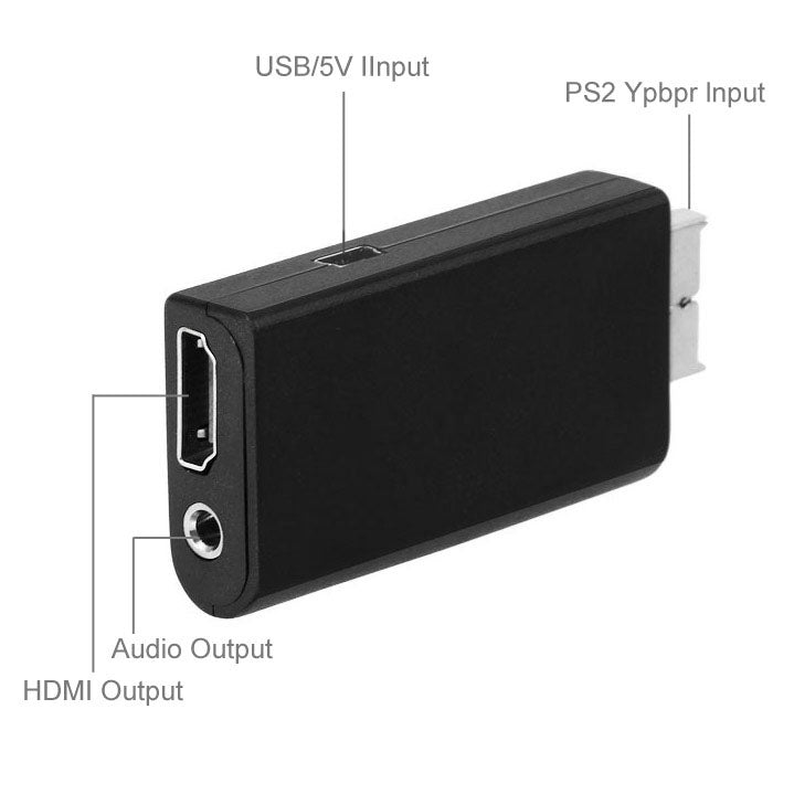 มินิ PS2 เป็นอะแดปเตอร์แปลงสัญญาณดิจิตอลวิดีโอเสียงกล่อง HDMI, Mini PS2 to HDMI