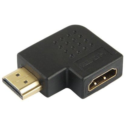 ชุบทอง HDMI 19 พินชายกับอะแดปเตอร์ HDMI 19 พินหญิงพร้อมมุม 90 องศา, HDMI Male to Female