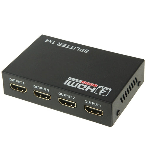 มินิ HD 1080P 1x4 HDMI V1.4 แยกสำหรับ HDTV / STB / DVD / โปรเจคเตอร์ / DVR, 1x4 HDMI (Mini)