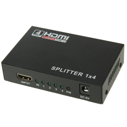 มินิ HD 1080P 1x4 HDMI V1.4 แยกสำหรับ HDTV / STB / DVD / โปรเจคเตอร์ / DVR, 1x4 HDMI (Mini)