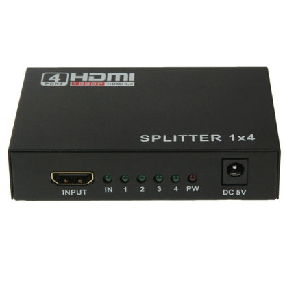 มินิ HD 1080P 1x4 HDMI V1.4 แยกสำหรับ HDTV / STB / DVD / โปรเจคเตอร์ / DVR, 1x4 HDMI (Mini)