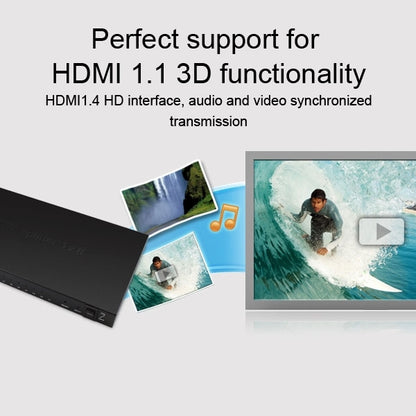 มินิ HD 1080P 1x4 HDMI V1.4 แยกสำหรับ HDTV / STB / DVD / โปรเจคเตอร์ / DVR, 1x4 HDMI (Mini)