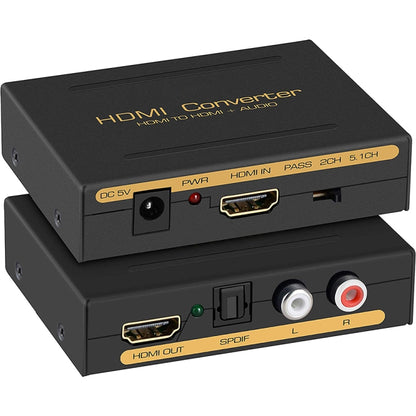 ตัวแปลง HDMI เป็น HDMI + เสียง (SPDIF + R/L) (ปลั๊ก EU), HDMI to HDMI + Audio