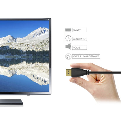 เวอร์ชัน 1.4 สายเคเบิลขดตัวผู้แบบ Micro HDMI ชุบทองเป็น HDMI ตัวผู้ รองรับ 3D / อีเธอร์เน็ต ความยาว: 60 ซม. (สามารถขยายได้สูงสุด 2 ม.), Micro HDMI AM to HDMI AM
