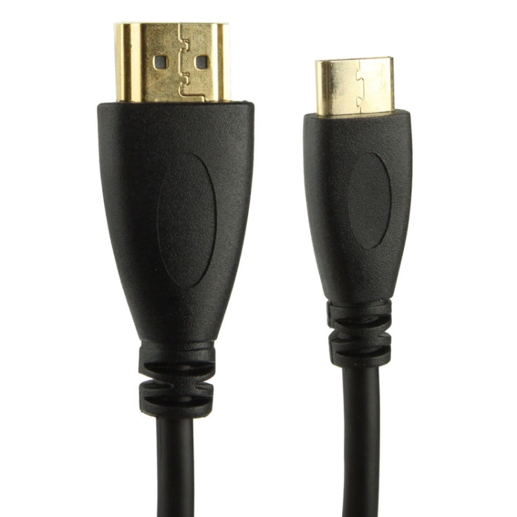 เวอร์ชัน 1.4 สายเคเบิลขดตัวผู้มินิ HDMI ชุบทองเป็น HDMI ตัวผู้ รองรับ 3D / อีเธอร์เน็ต ความยาว: 60 ซม. (สามารถขยายได้สูงสุด 2 ม.), Mini HDMI AM to HDMI AM