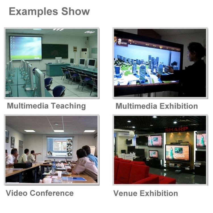 V1.4 Full HD 1080P 1 x 8 ตัวแยกแอมพลิฟายเออร์ HDMI รองรับ 3D, 1x8 HDMI, Support 3D
