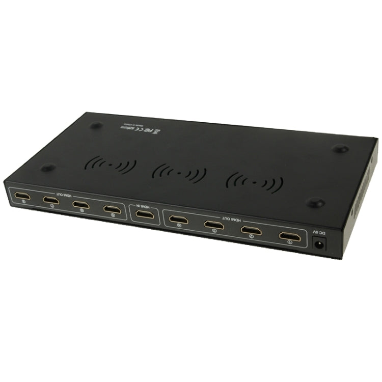 V1.4 Full HD 1080P 1 x 8 ตัวแยกแอมพลิฟายเออร์ HDMI รองรับ 3D, 1x8 HDMI, Support 3D
