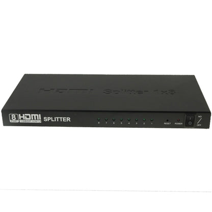 V1.4 Full HD 1080P 1 x 8 ตัวแยกแอมพลิฟายเออร์ HDMI รองรับ 3D, 1x8 HDMI, Support 3D