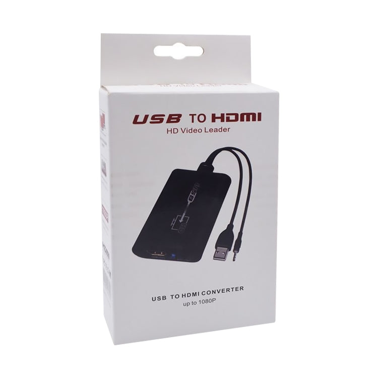 USB 2.0 ถึง HDMI HD Video Leader สำหรับ HDTV รองรับ Full HD 1080P, USB 2.0