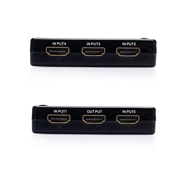 สวิตช์ HDMI 5 พอร์ต 1080P พร้อมรีโมทคอนโทรล รองรับ HDTV, Support HDTV