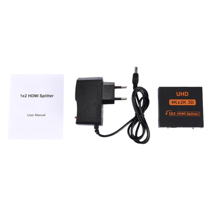 FY1409E Mini V1.3 UHD 4K x 2K 3D 1 x 2 ตัวแยกสัญญาณ HDMI, HDMI V1.3