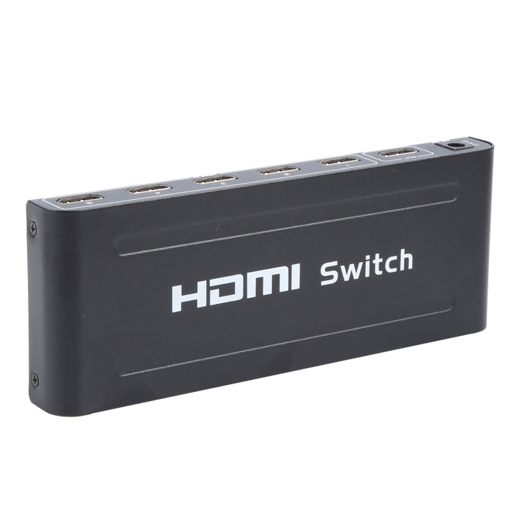 สวิตช์ HDMI Full HD 1080P 5 พอร์ตพร้อมรีโมทคอนโทรลและไฟ LED, With LED Indicator