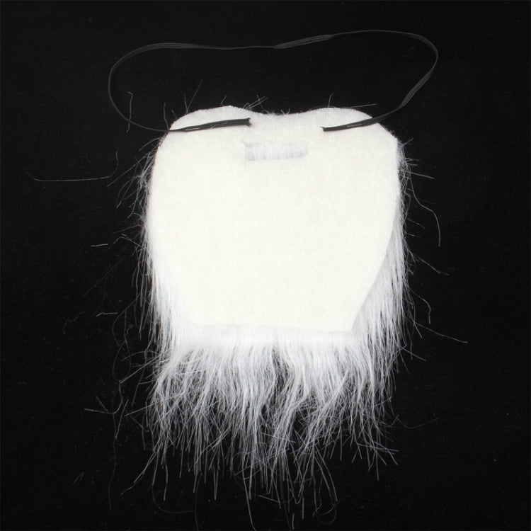 หนวดเคราปลอมหนวดขาวพร้อมสายยางยืด, White Bushy Mustache